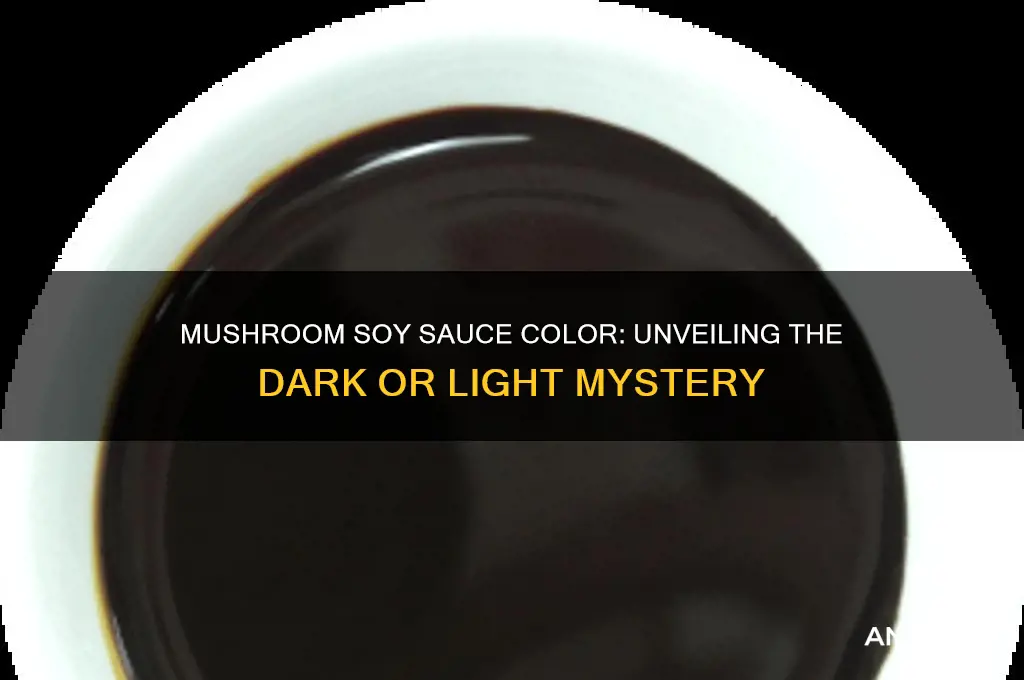 is mushroom soy sauce dark or light