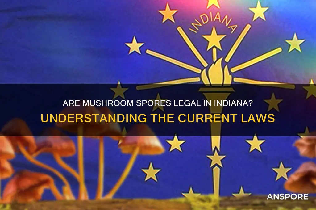 is mushroom spores in indiana illegal