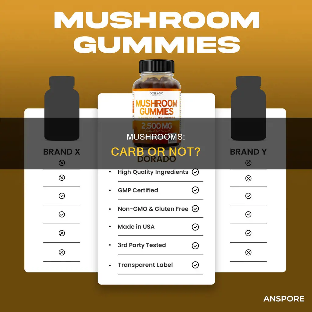 is mushrooms a carb