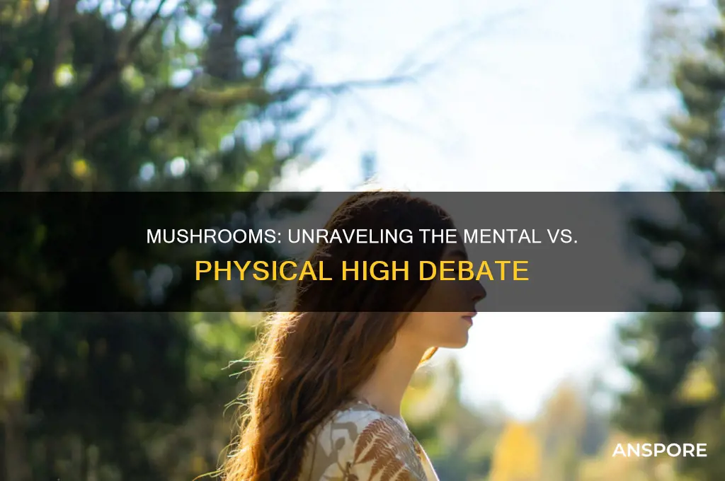 is mushrooms a mental high or physical