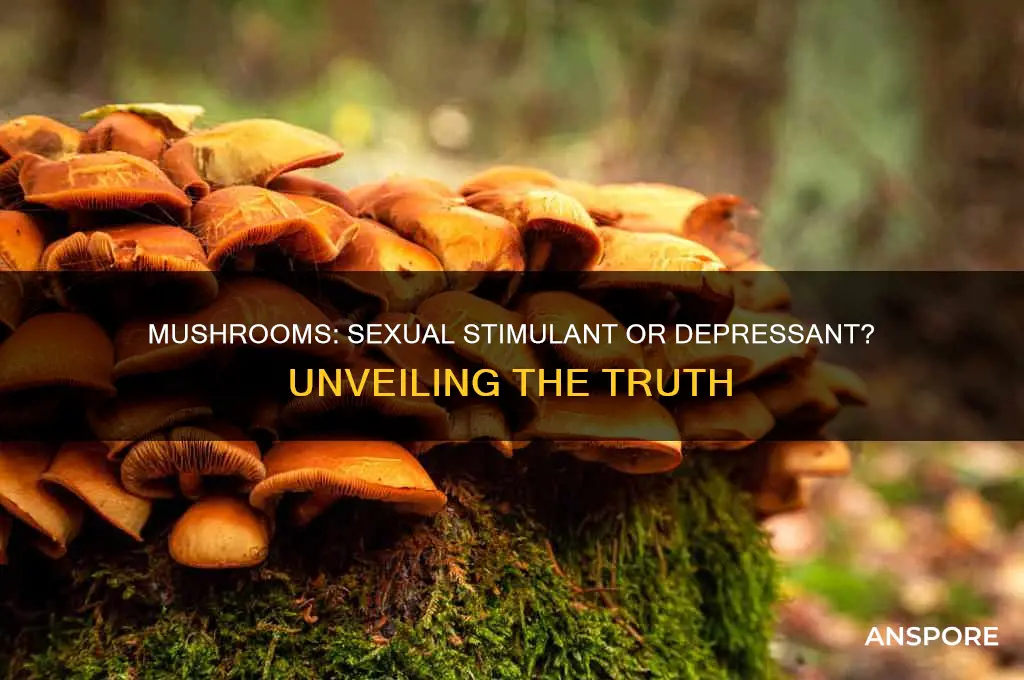 is mushrooms a sexual stimulant or depressant
