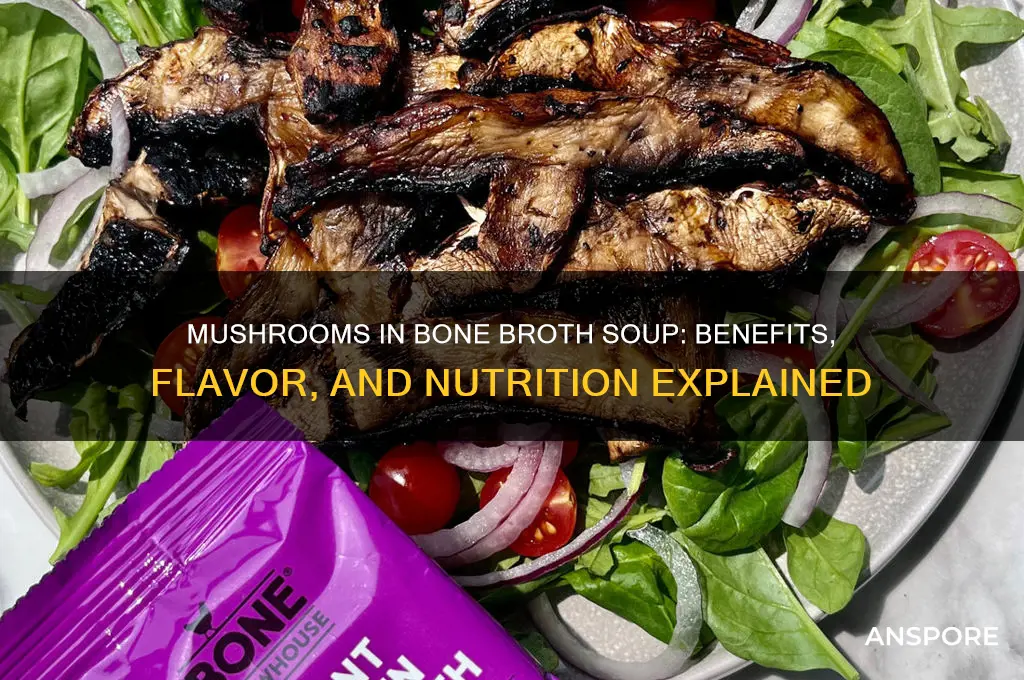 is mushrooms good for bone broth soup