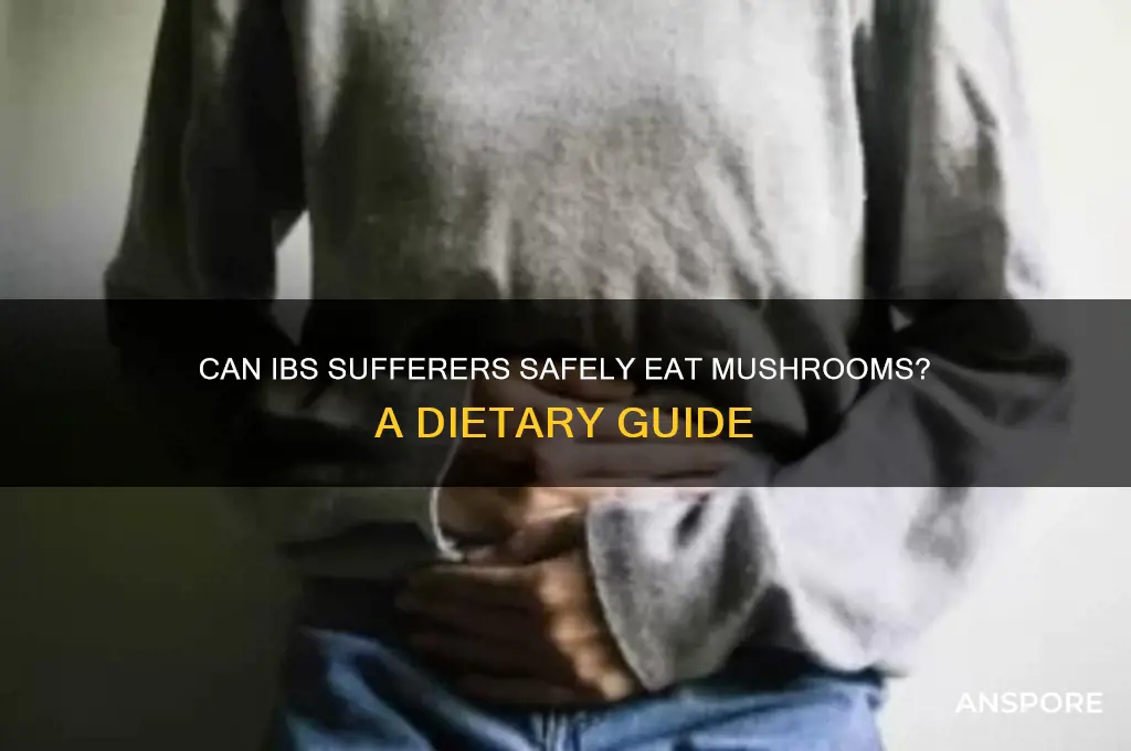 is mushrooms ok to eat with ibs