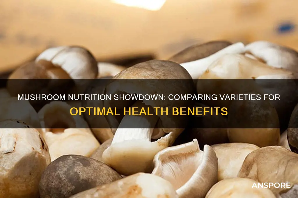 is one kind of mushroom more nutritious than another