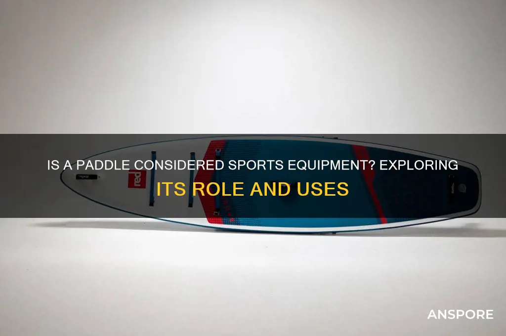 is paddle a form of spors equipment