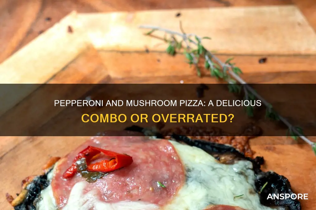 is pepperoni and mushroom pizza good