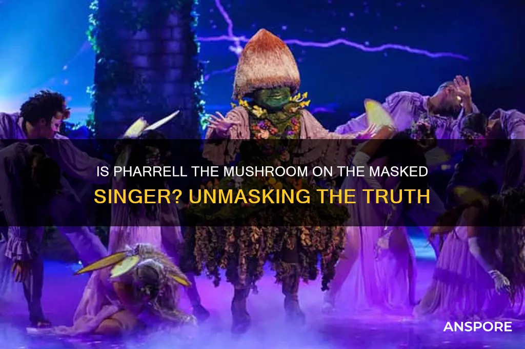 is pharrell the mushroom on the masked singer