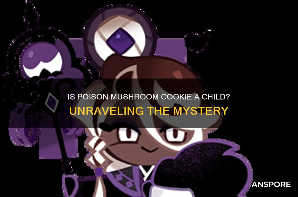 is poison mushroom cookie a child