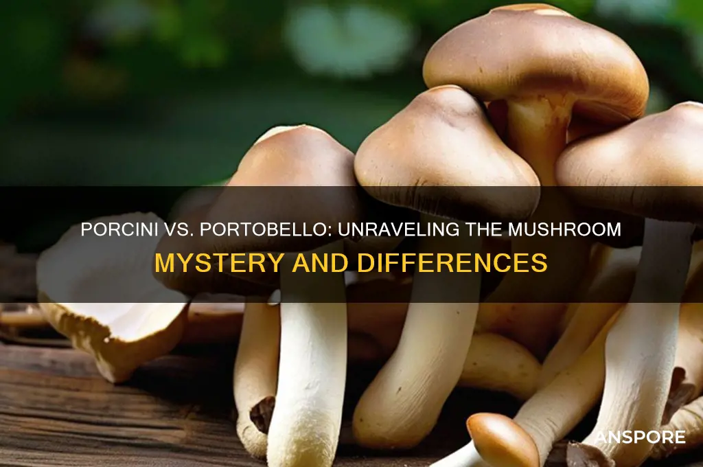 is porcini a portobello mushroom