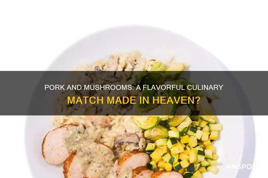 is pork good with mushrooms