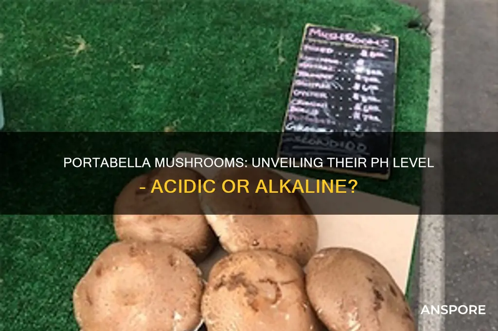 is portabella mushroom acidic or alkaline