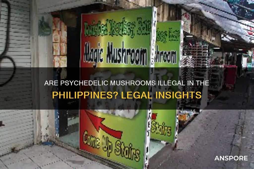 is psychedelic mushrooms illegal in philippines