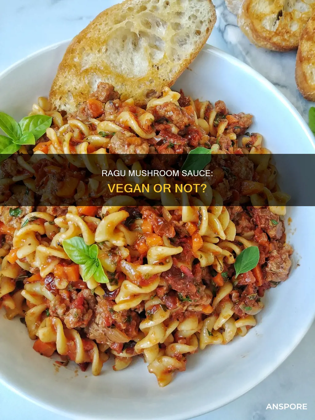 is ragu mushroom sauce vegan