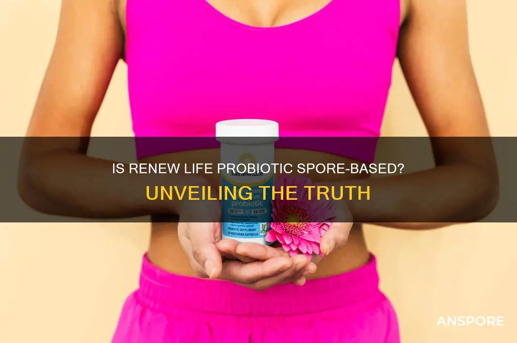 is renew life probiatic a spore based