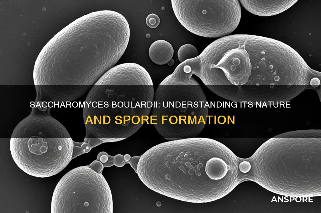 is saccharomyces boulardii a spore
