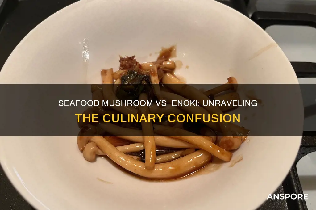 is seafood mushroom the same as enoki