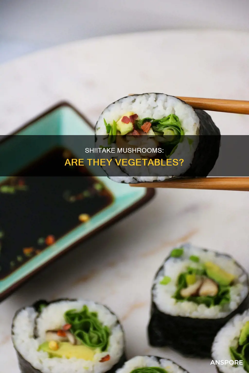 is shiitake mushroom a vegetable