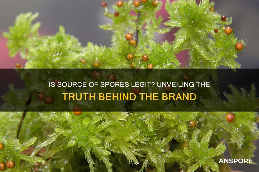 is source of spores legit