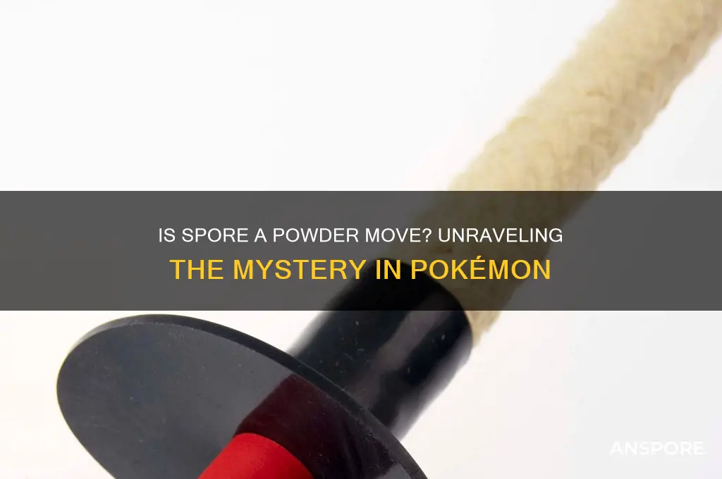 is spore a powder move