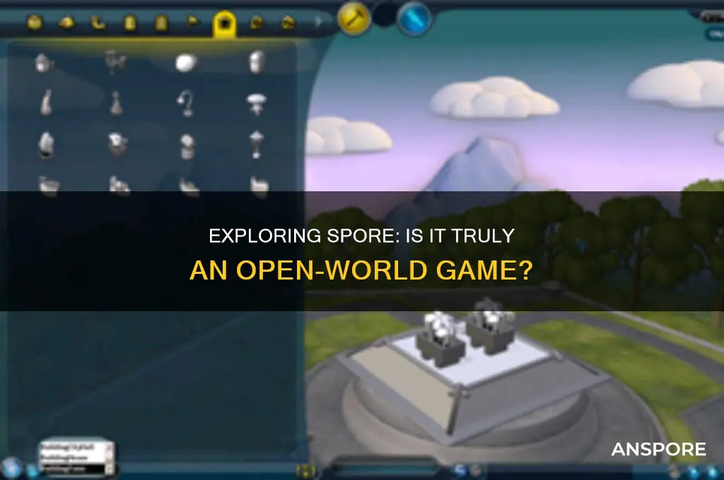 is spore an open worl