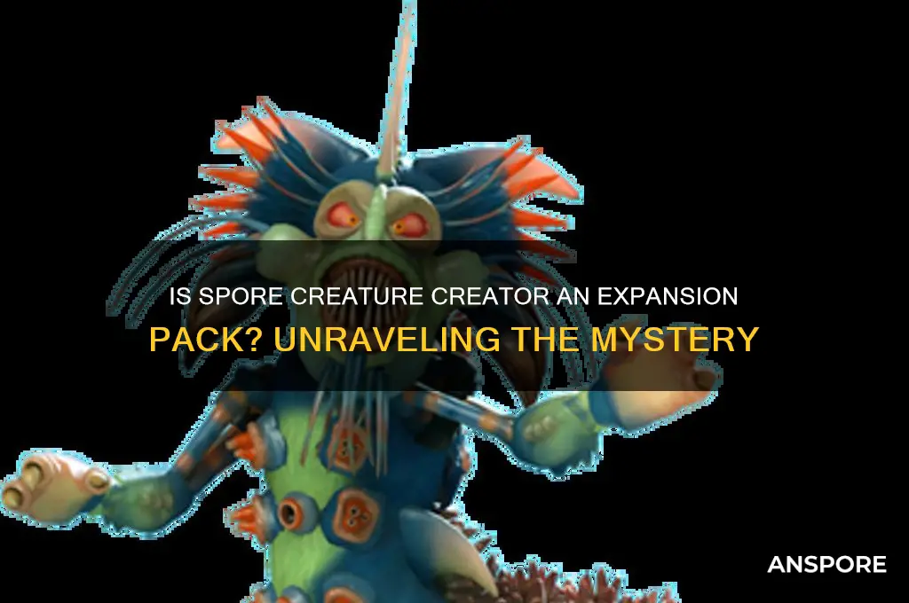 is spore creature creator an expansion pack
