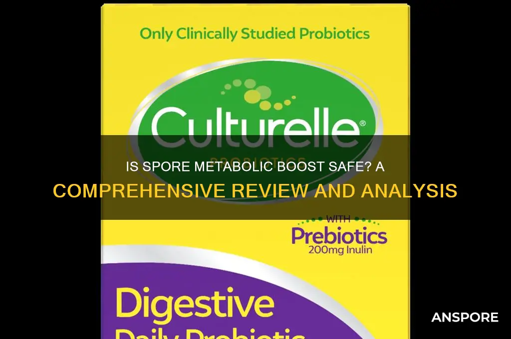 is spore metabolic boost safe