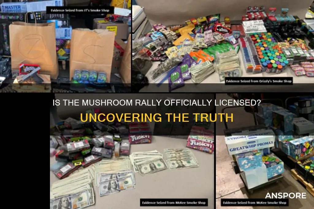 is the mushroom rally officialy liscensed