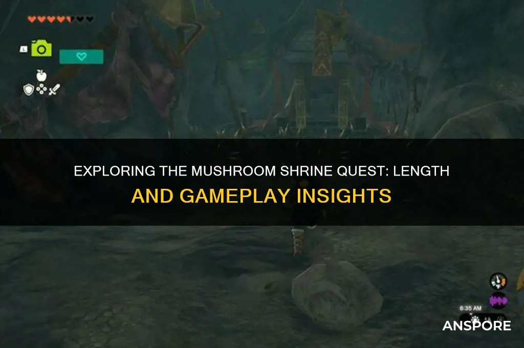 is the mushroom shrine questline long
