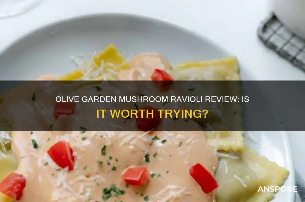 is the olive garden mushroom ravioli good