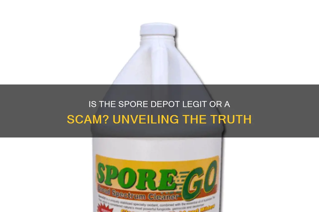 is the spore depot a scam