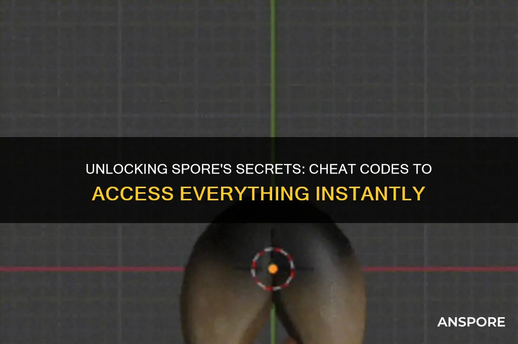 is there a cheat to unlock everything spore