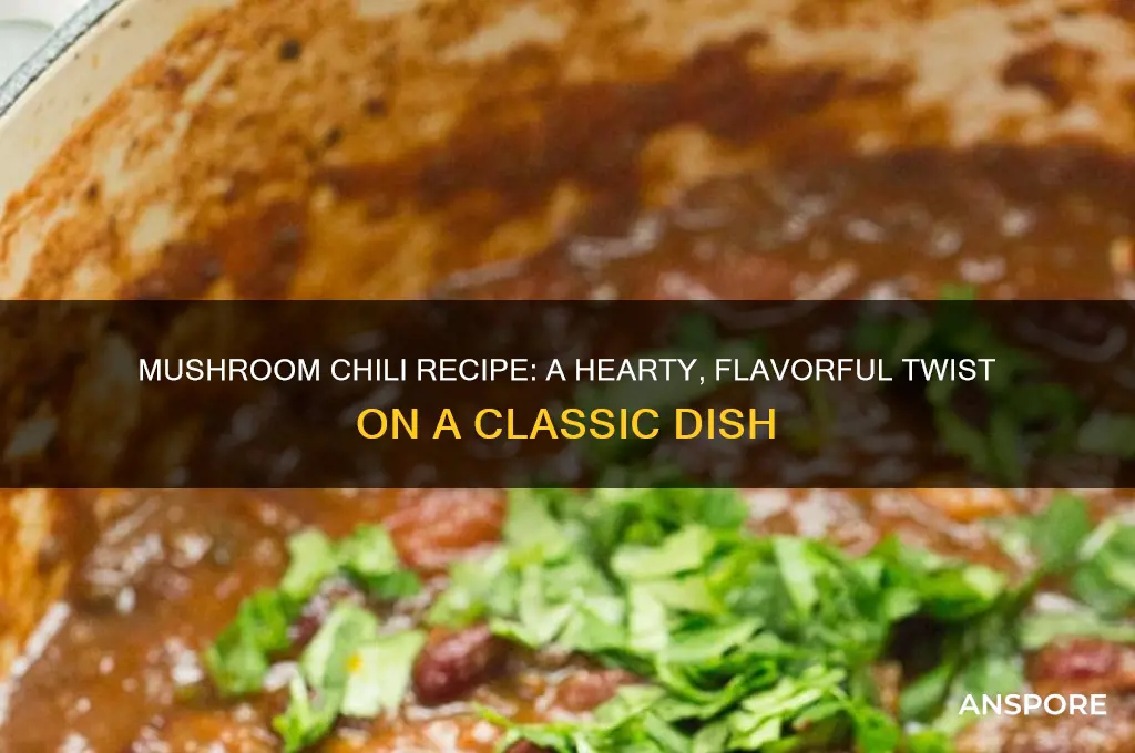 is there a chili recipe with mushrooms