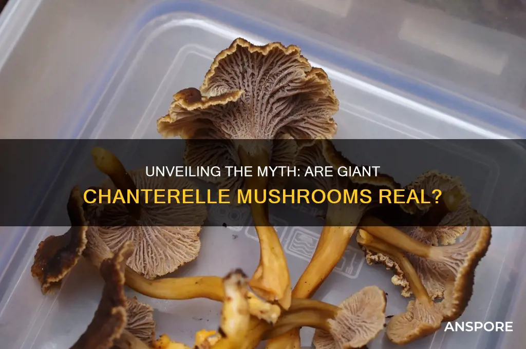is there a giant chantrell mushrooms