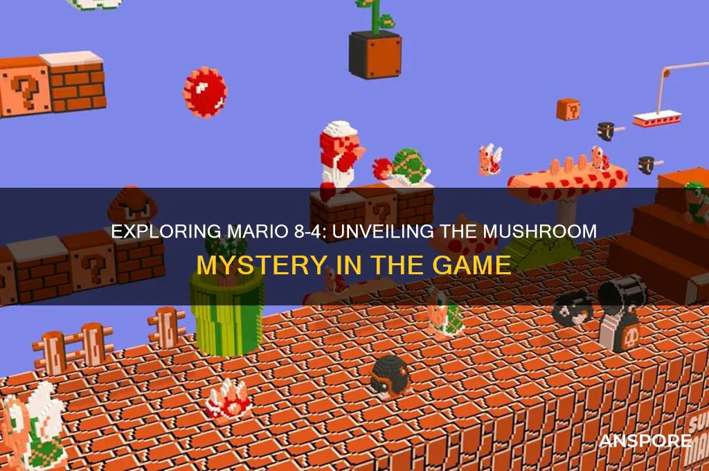 is there a mushroom in mario 8-4