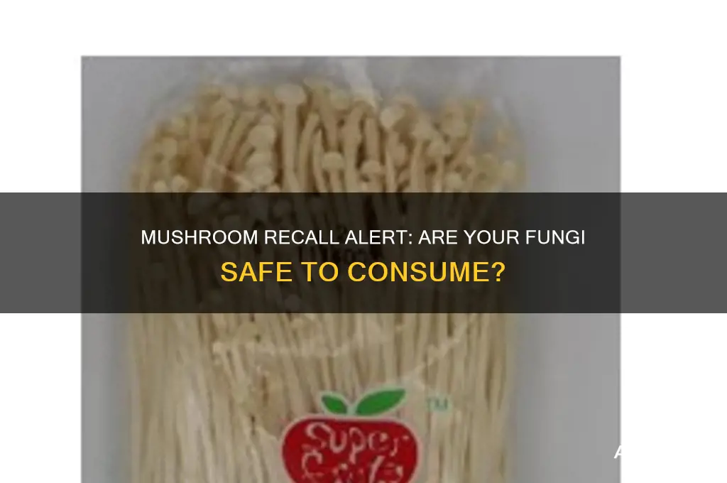 is there a recall on mushrooms