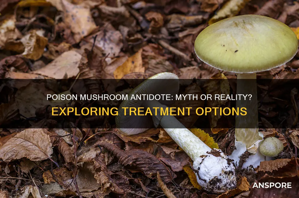 is there an antidote for poison mushroom