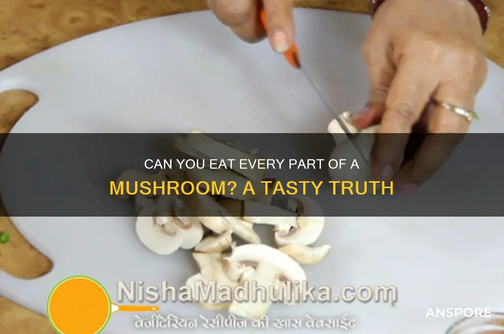 is there any part of a mushroom you can