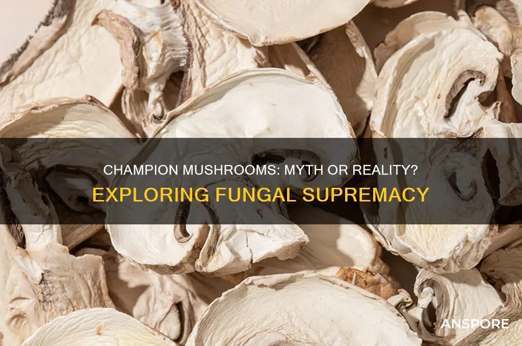 is there any such thing as a champion mushroom