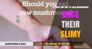 Reviving Slimy Mushrooms: Can They Still Be Safely Cooked?