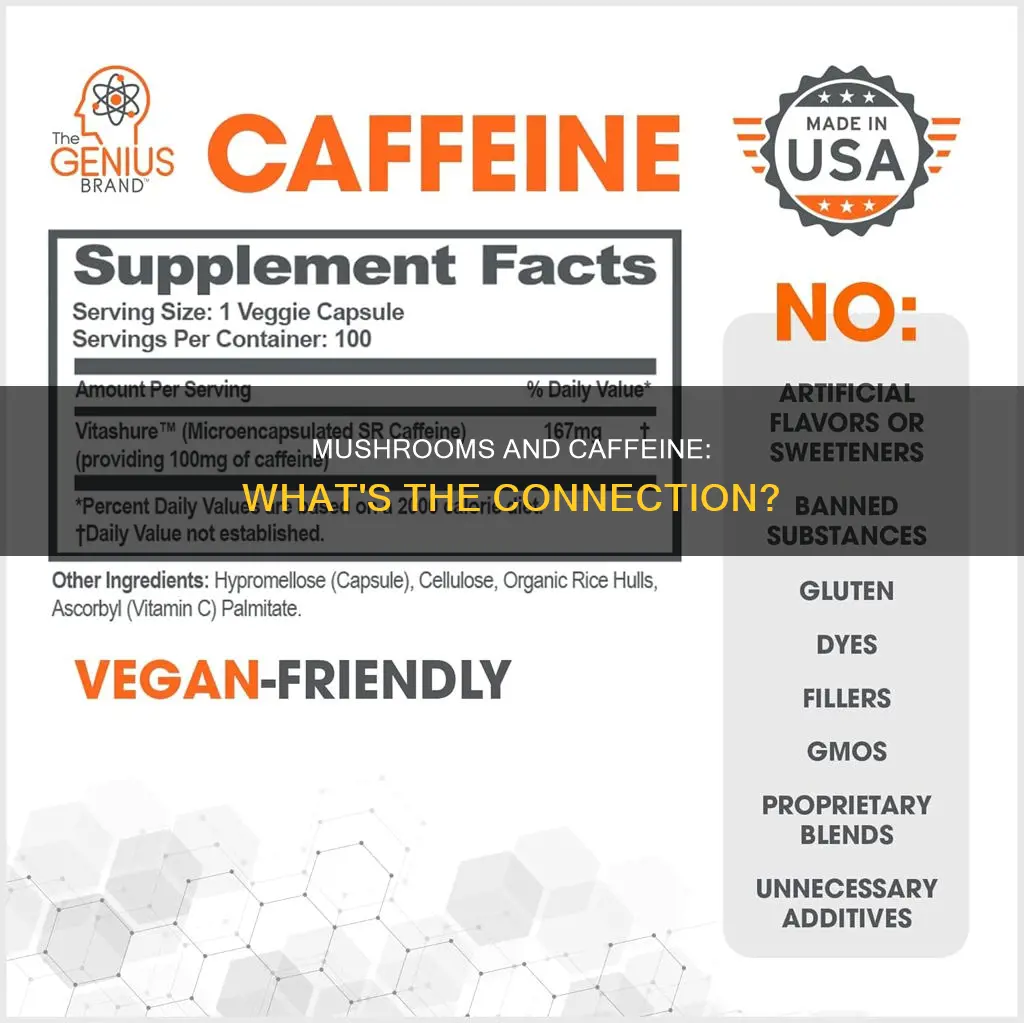 is there caffeine in mushrooms