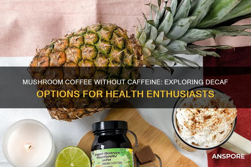is there mushroom coffee without caffeine