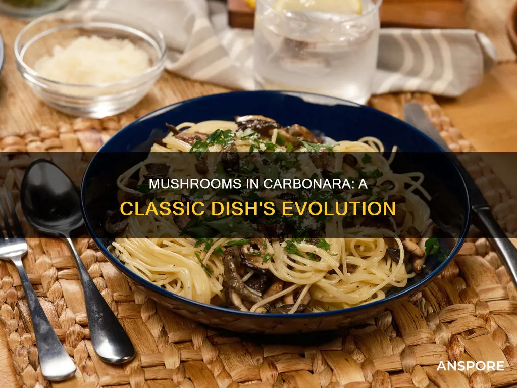 is there mushrooms in carbonara