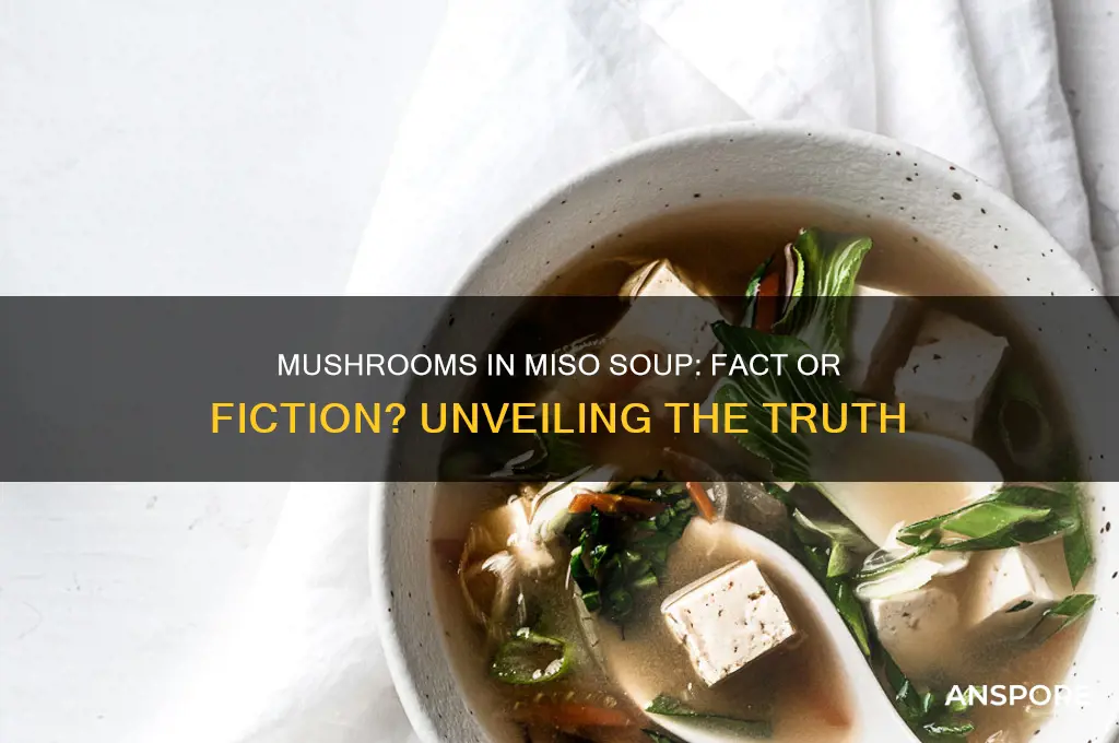 is there mushrooms in miso soup