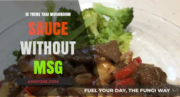 Exploring Thai Mushroom Sauce: MSG-Free Options and Authentic Recipes