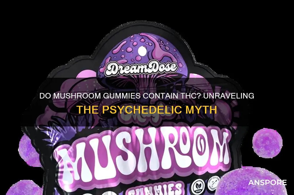 is there thc in mushroom gummies