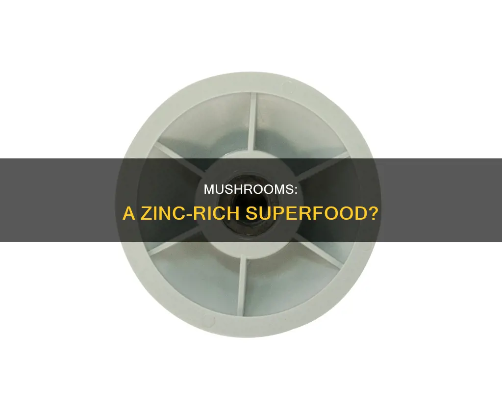 is there zinc in mushrooms