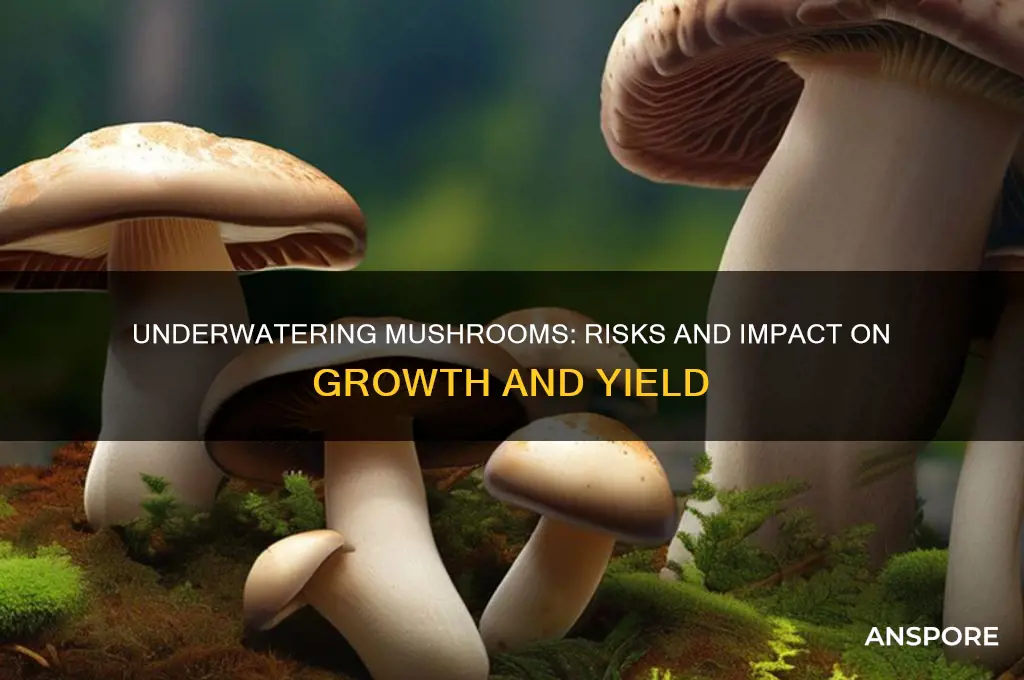 is watering your mushrooms too little bad