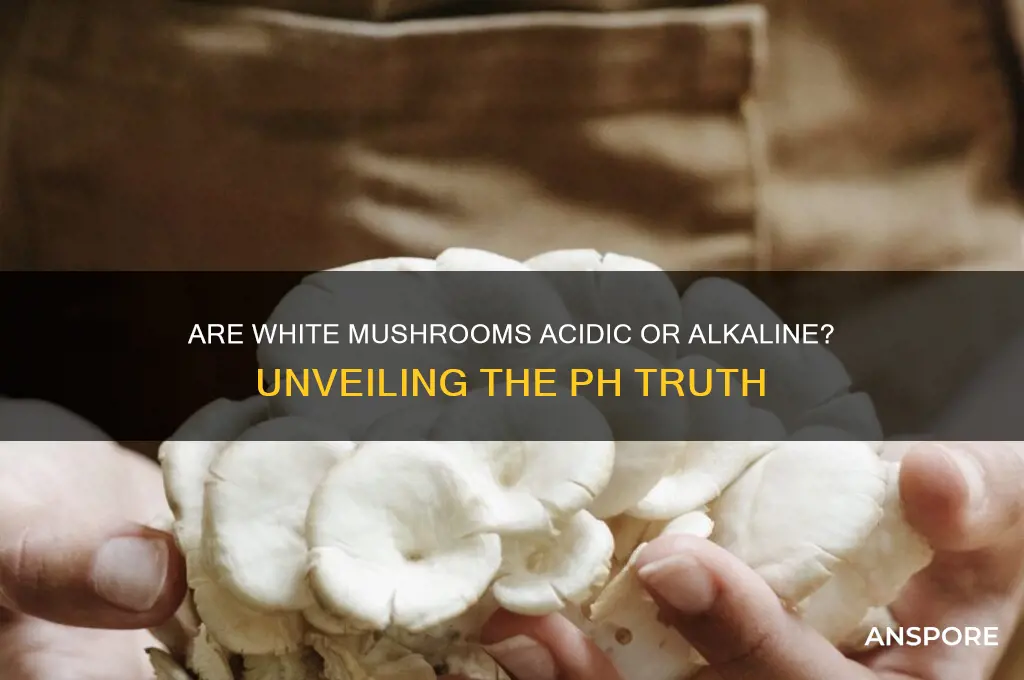 is white mushrooms acidic or alkaline