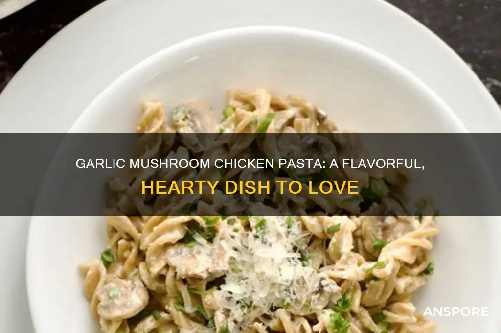 must love garlic mushroom chicken pasta