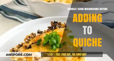 Pre-Cook Mushrooms for Quiche? Essential Tips for Perfect Texture